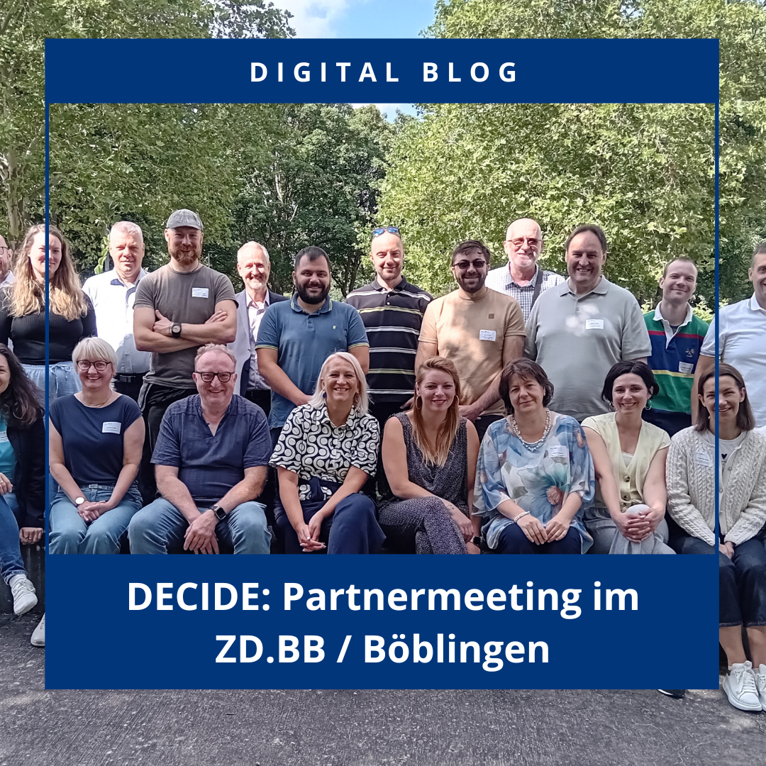 Gruppenbild der DECIDE Projektpartner in Böblingen