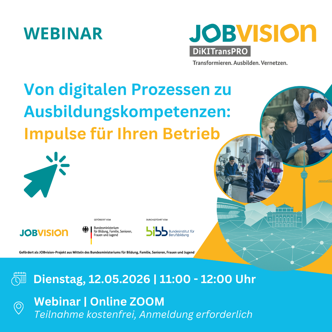 Webinar Visual für JOBvision-Projekt DiKITransPRO