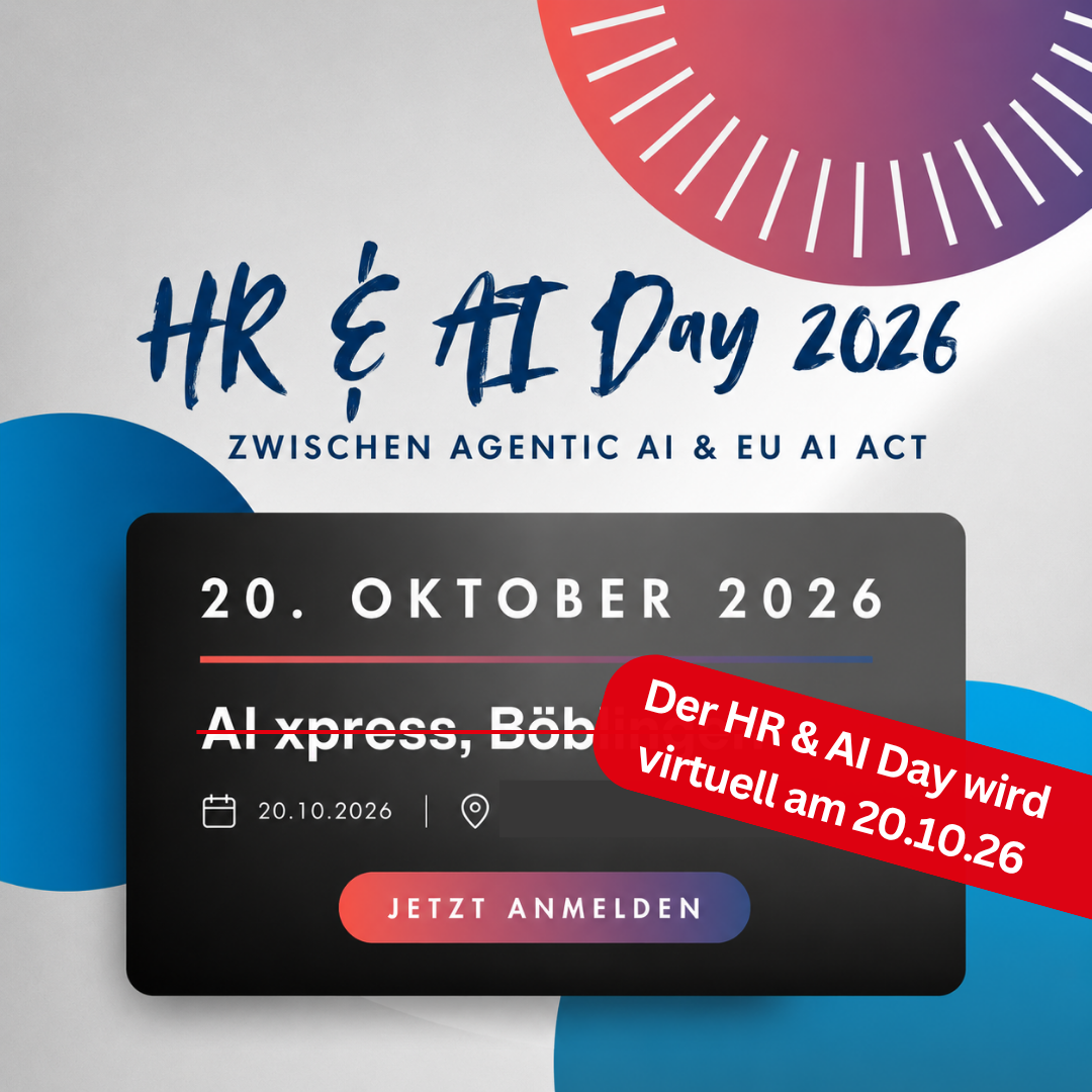 Visual zum HR AI DAY 2026, 20 Okt 2026